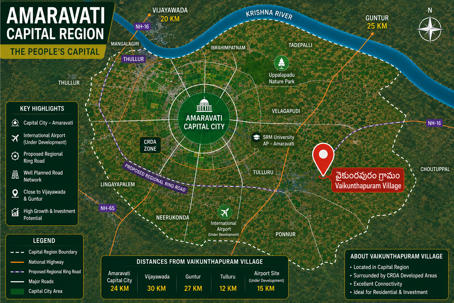 amaravati captial region village