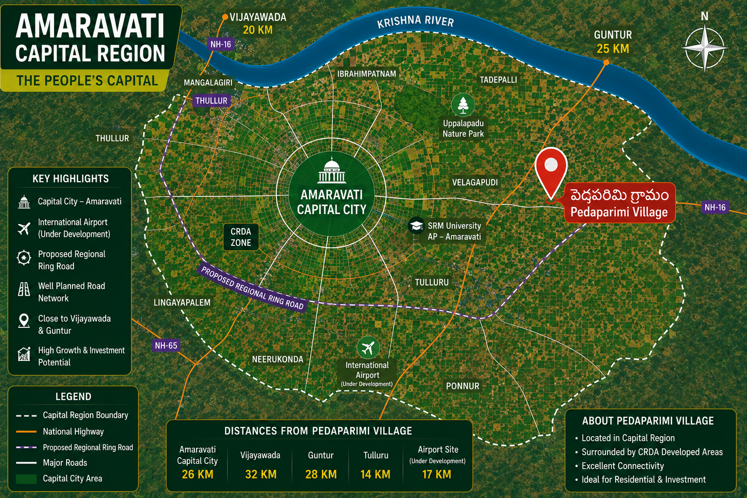 amaravati captial region village