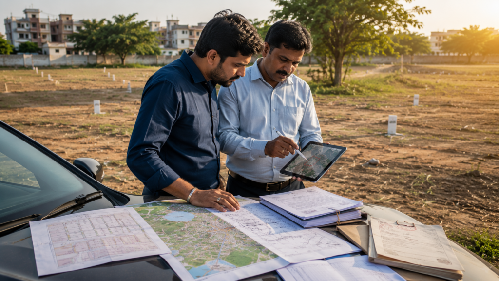 land checking