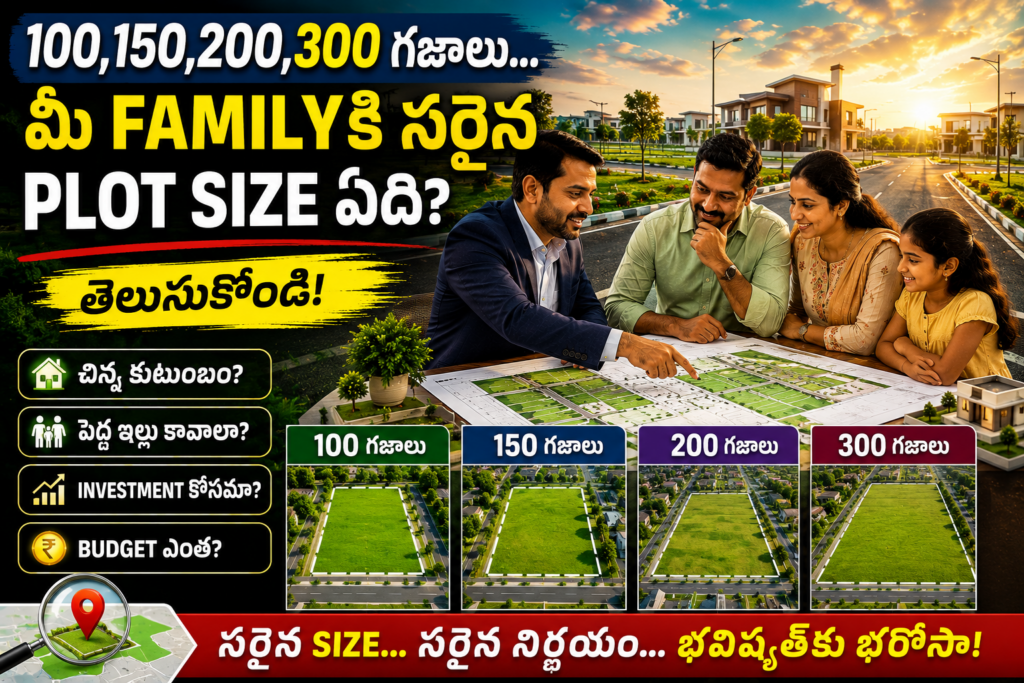 family plot size
