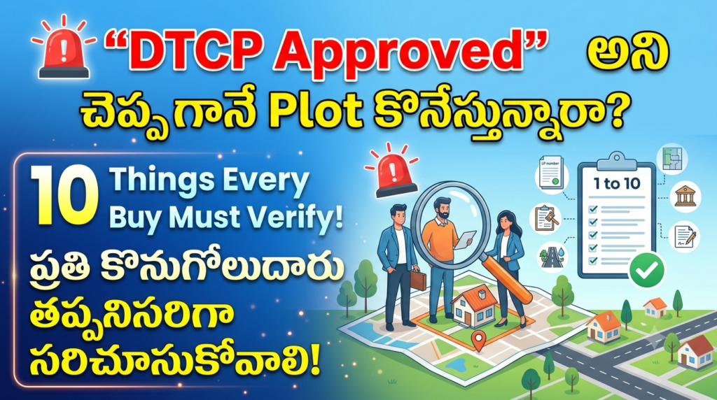 dtcp approved plots