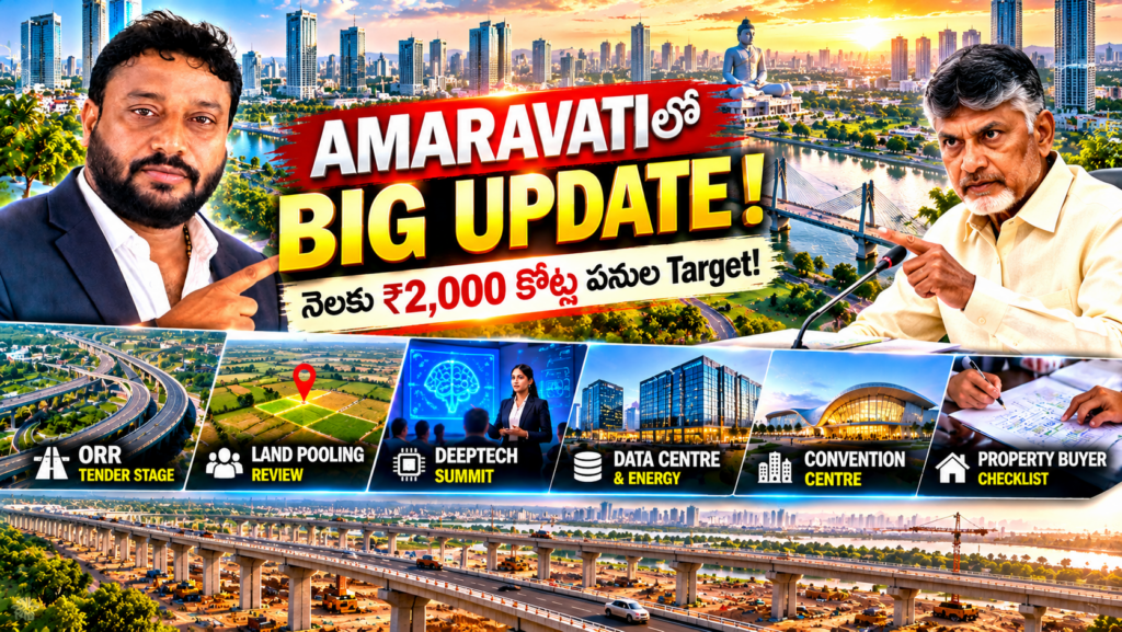 Amaravati Big Update! Development Takes Shape