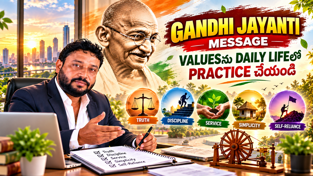 Gandhi Jayanti Message